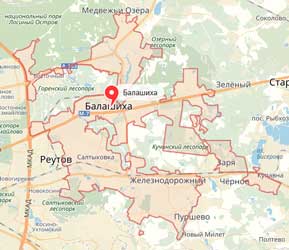 Карта: Балашиха