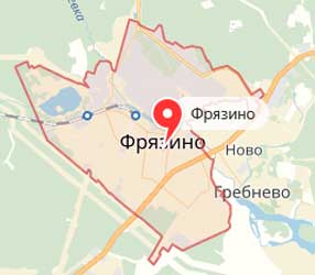 Карта: Фрязино