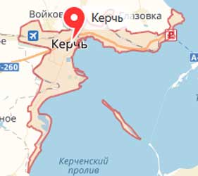Карта: Керчь