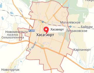 Карта: Хасавюрт