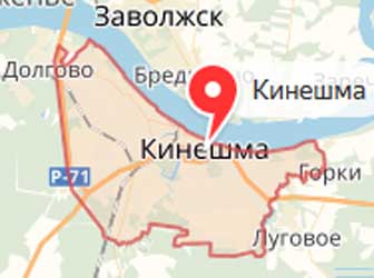 Карта: Кинешма