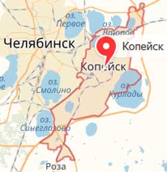 Карта: Копейск