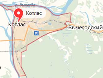 Карта: Котлас