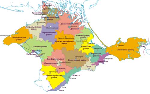 Карта: Крым
