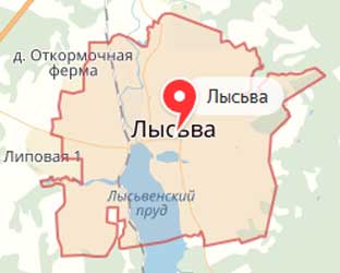 Карта: Лысьва