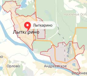 Карта: Лыткарино