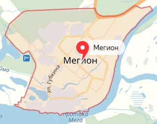 Карта: Мегион