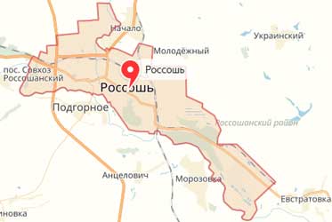 Карта: Россошь