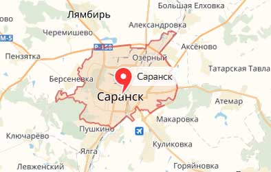 Карта: Саранск