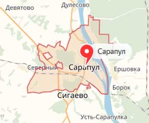 Карта: Сарапул