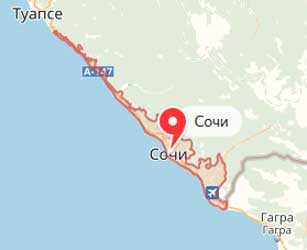 Карта: Сочи