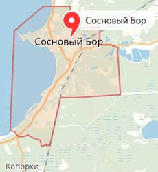 Карта: Сосновый Бор