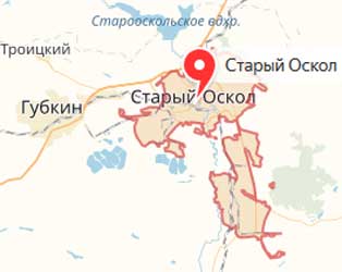 Карта: Старый Оскол