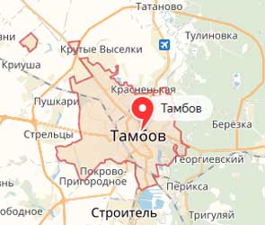 Карта: Тамбов