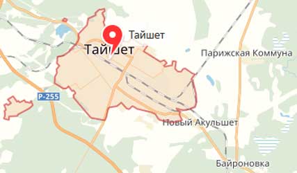 Карта: Тайшет