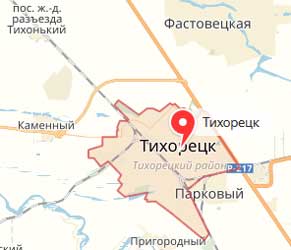 Карта: Тихорецк