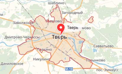 Карта: Тверь