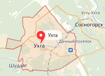 Карта: Ухта