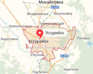 Карта: Уссурийск