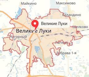 Карта: Великие Луки