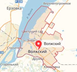 Карта: Волжский