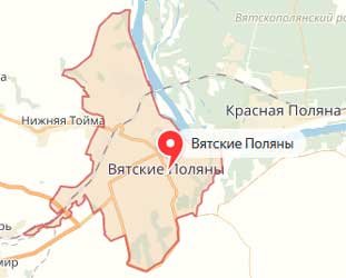 Карта: Вятские Поляны