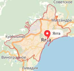Карта: Ялта